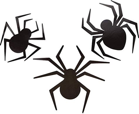 Spider Paper Cutouts Pack Of 36 Halloween Party