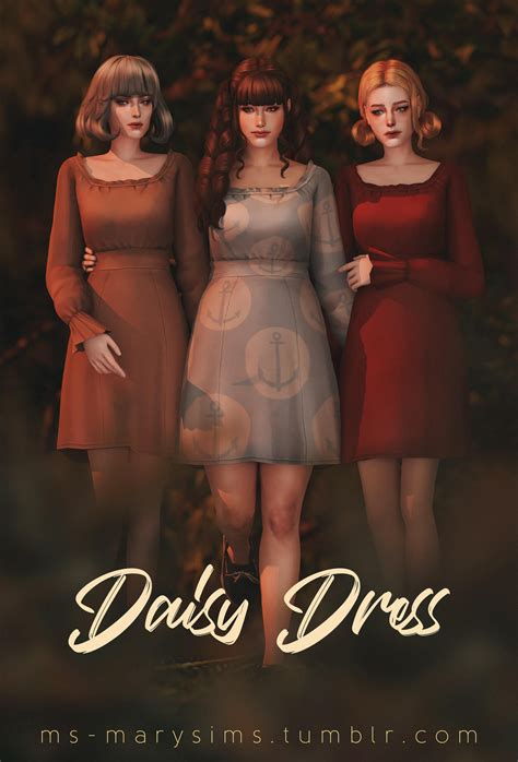 Sims 4 Maxis Match Dress