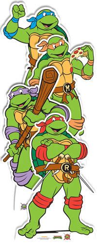 Lifesize Cardboard Cutout Set Of Teenage Mutant Ninja Turtles Buy