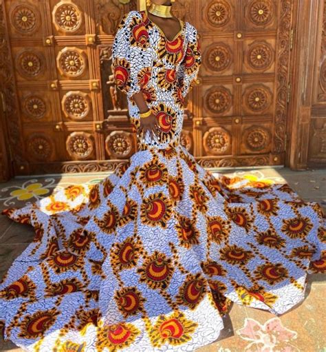 African Maxi Ball Gown Prom Gownhomecoming Dressafrican Etsy