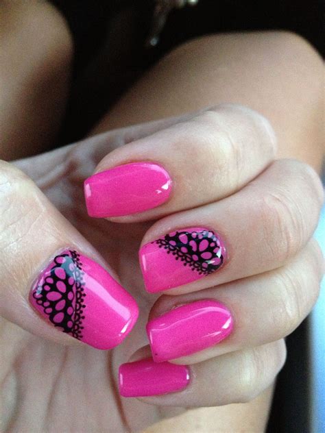 lace nail art uñas