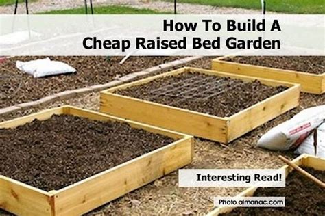 And raised beds keep your space tidy. How To Build A Cheap Raised Bed Garden