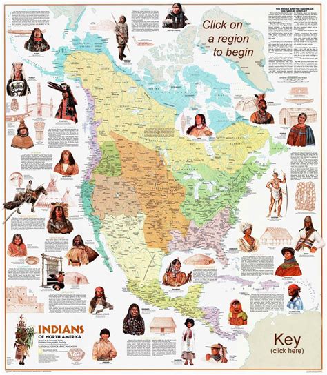 Indians Of North America Native American Map Native American Tribes