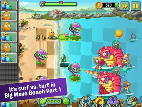 Plants Vs Zombies 2 Gets Big Wave Beach Part 1 Update Iclarified