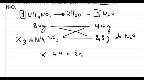 Como Resolver Um Exercício De Estequiometria Youtube