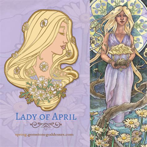 Pin Concept Lady Of April By Angela R Sasser Rpopartnouveau