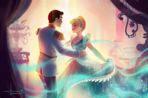 Cinderella And Prince Charming Royal Animated Couples Fan Art