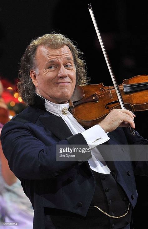Dutch Violinist And Conductor Andre Rieu Performs With The Johann