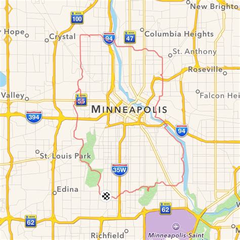 Minnesota Mile Marker Map Oakland County Michigan Map
