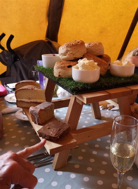 Afternoon Tea On A Picnic Table Wewantplates