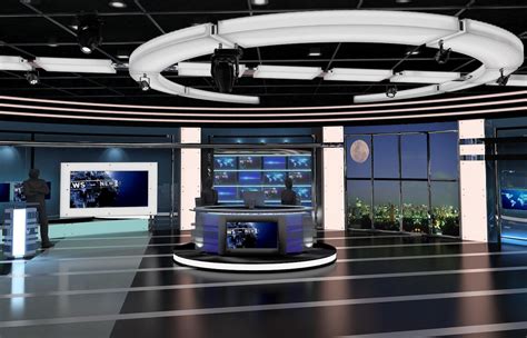 Virtual Tv Studio News Set 27 Tv Set Design Virtual Studio Stage Design