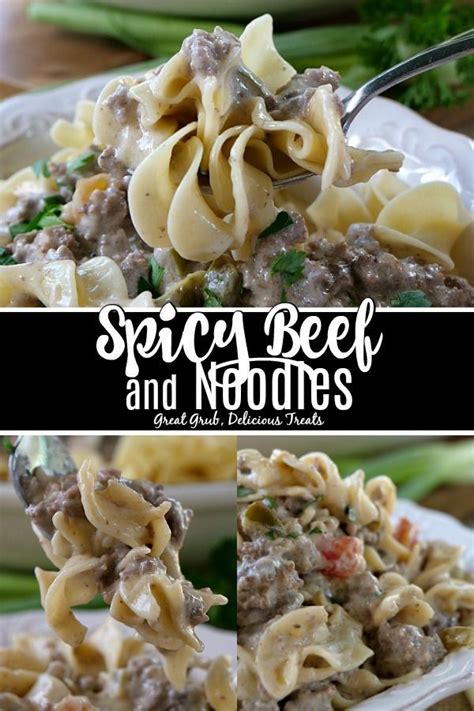 Set aside for 20 minutes, then drain. Spicy Beef and Noodles is an easy pasta dinner recipe made ...