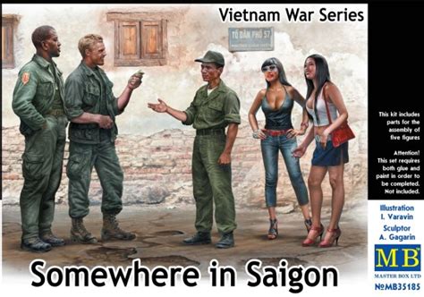 Michigan Toy Soldier Company Master Box Ltd Somewhere In Saigon Us Soldiers And Vietnamese