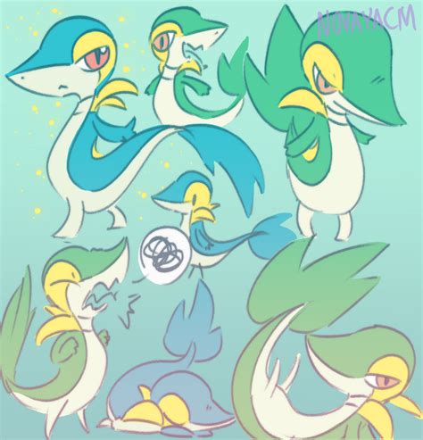 Snivys By Novayacm On Deviantart