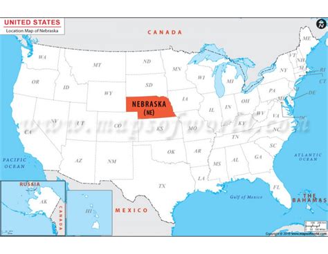 Buy Nebraska Location Map