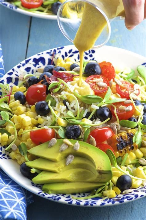 Summer Rice Salad Recipe Vegan Bbq Recipes Rice Salad