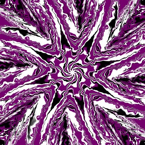 Purple Black Grey White Trippy Jackson Finnick Digital Art Abstract Color ArtPal