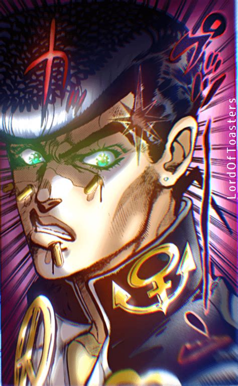 I Tried Colouring A Josuke Manga Panel Rstardustcrusaders