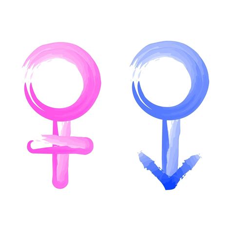 Icono De Sexo Femenino Y Masculino Símbolo De Hombres Y Mujeres