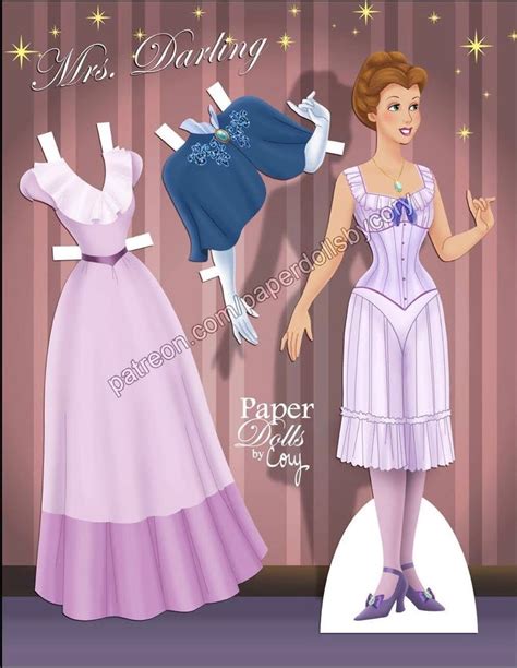 Peter Pan Art Disney Paper Dolls Film Paper Paper Dolls Clothing