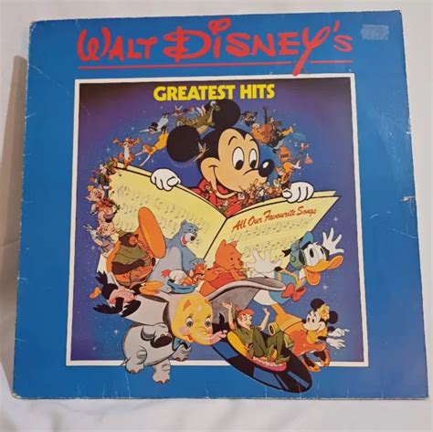 Walt Disneys Greatest Hits 12 Lp 1983 Disneyland Records 1291