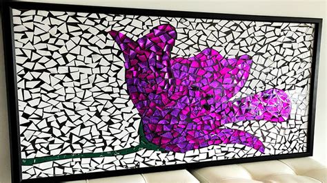 Diy Paper Mosaic Wall Art Home Decor Ideas Youtube