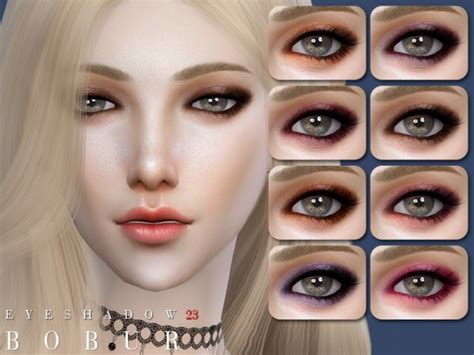 The Sims Resource Eyeshadow 23 By Bobur • Sims 4 Downloads