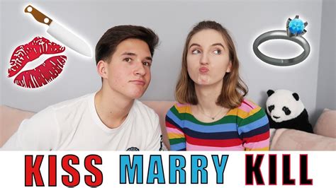 Kiss Marry Kill Challenge Z Kubanowo 💋💍🔪 Youtube
