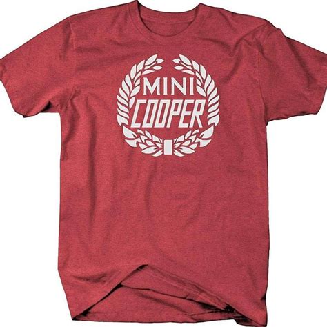 Mini Cooper Vintage Wreath Logo Tshirtcheck Link Iin My Bio Mini Cooper
