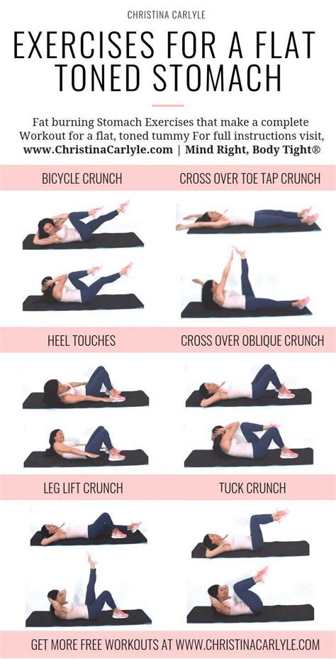 The Best Stomach Exercises For A Tight Flat Toned Tummy Est Mago
