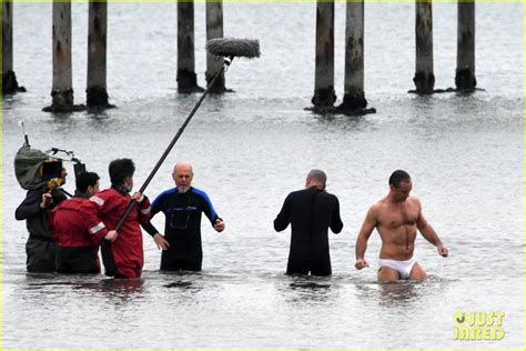 Jude Law Swims In His Speedo For New Pope Beach Scene Photo 4270104