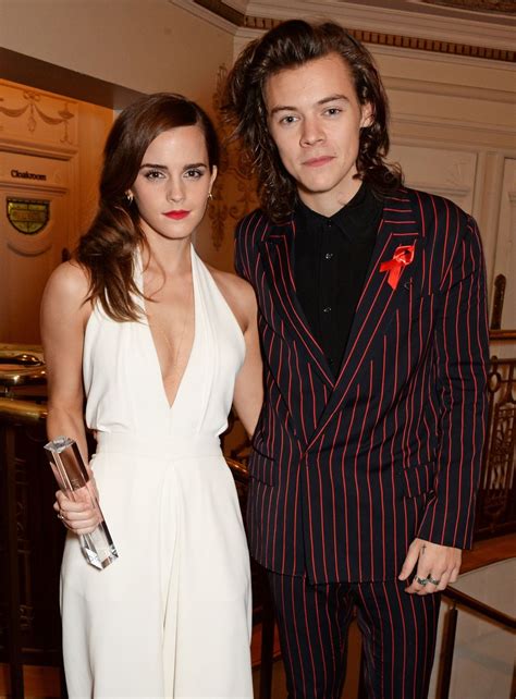 Emma Watson With A British Fashion Award 2014 British Fashion Awards