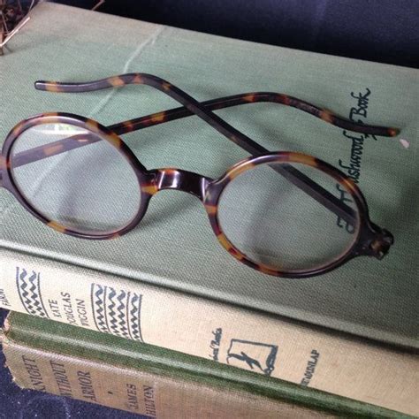 Reserved For Alan M Vintage Round Spectacles Tortoise Shell Etsy Spectacles Round