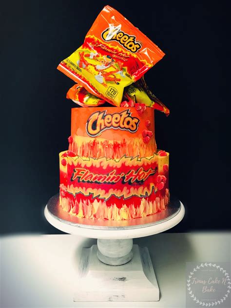 Hot Cheeto Cake In Themed Birthday Cakes Party Hot Sex Picture