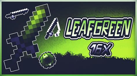 ️minecraft Pvp Texture Pack Leaf Green 16x ️ Youtube