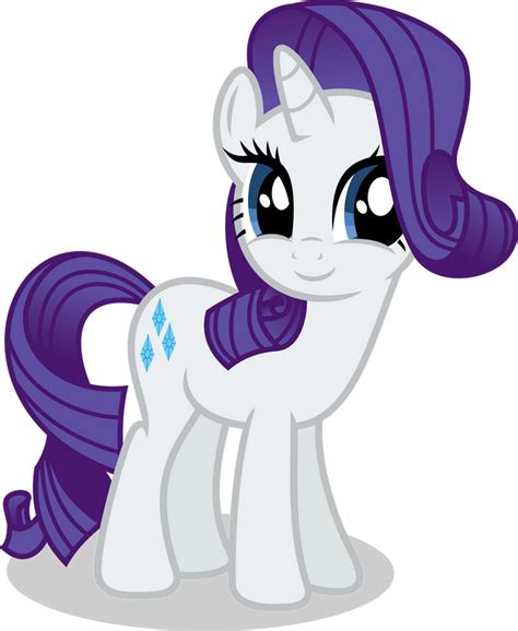 Mlp Fim Rarity Happy 2 Vector By Luckreza8 On Deviantart