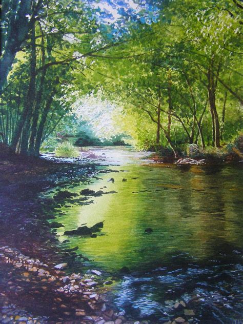 Pictures Of Oil Painted Rivers Painting Holidays