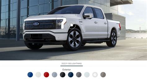 2022 Ford F 150 Lightning Reservation Site Opens Lets You Choose Your