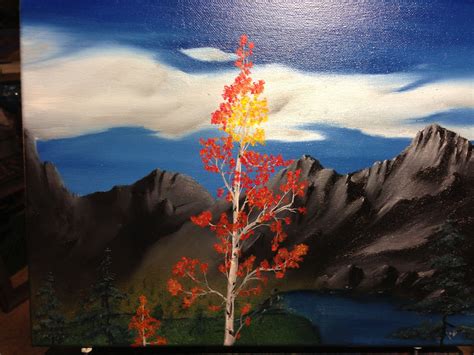 Colorado Flag Art Oil Painting Colorado Art Aspens In The Mountains