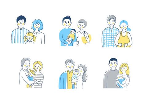 Couple In Their 40s At Home Illustrations Royalty Free Vector Graphics