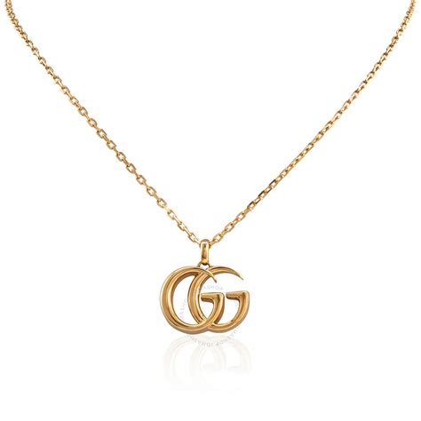 Gucci 18k Yellow Gold Gg Running Necklace Ybb50336500100u Jewelry