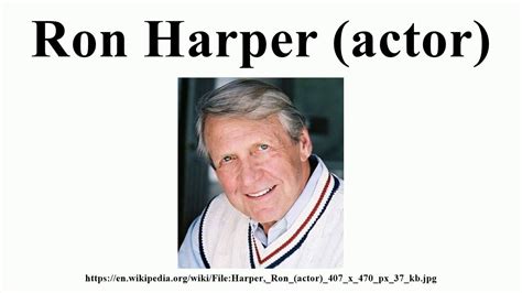 Ron Harper Actor Youtube