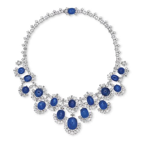 An Important Sapphire And Diamond Necklace By Bulgari