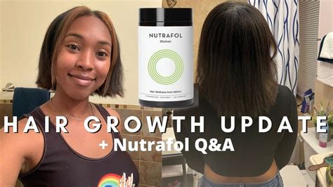 Hair Update How I Grew My Hair With Nutrafol Qanda 6 Month Growth