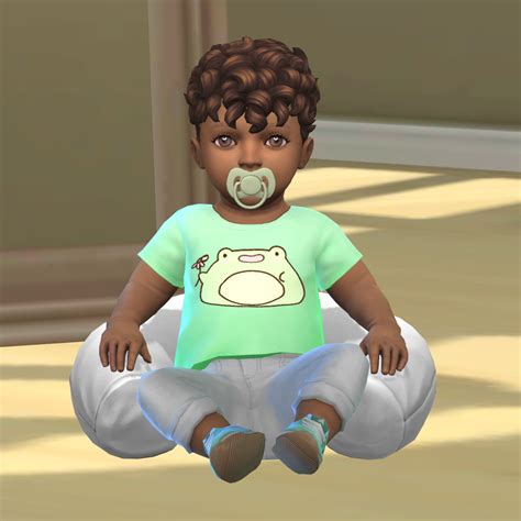 Infant Curls Hairstyle The Sims 4 Create A Sim Curseforge