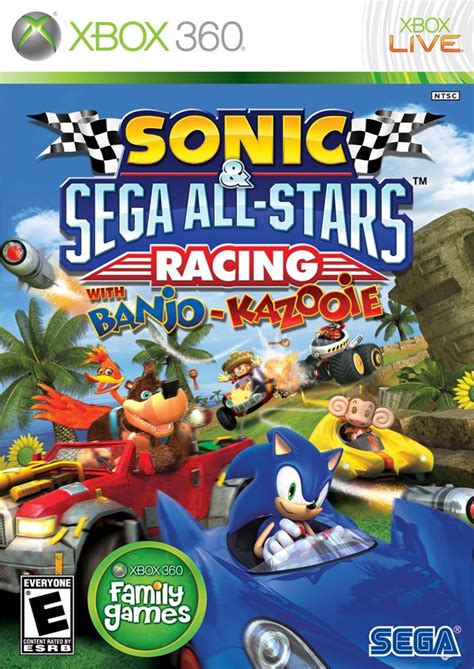 Sonic And Sega All Stars Racing Xbox 360 Game