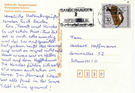 postkarte kelbra kyffhäuser ddr museum berlin