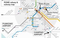 Stazione termini di roma, mappa Roma mappa (Lazio - Italia)