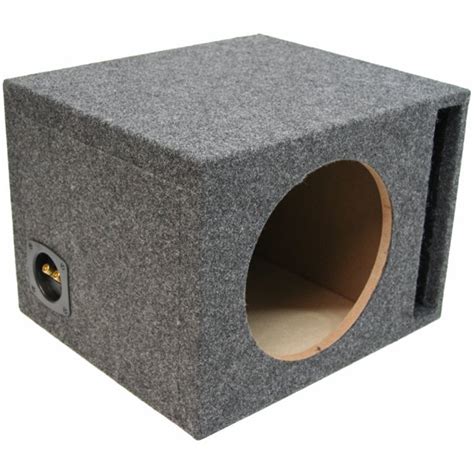 Single 12 Inch Ported Subwoofer Box Car Audio Stereo Bass Speaker Sub