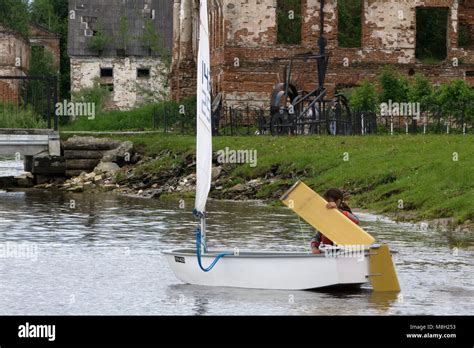 Beginning Sailing Yacht And Yacht And Sailing Stock Photo Alamy